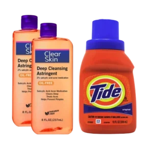 Clear Skin Astringent & Liquid Laundry Detergent Bundle